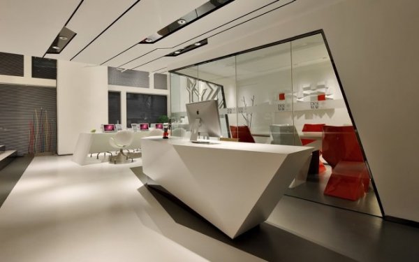 高端萬科網絡科技辦公室裝修設計效果圖