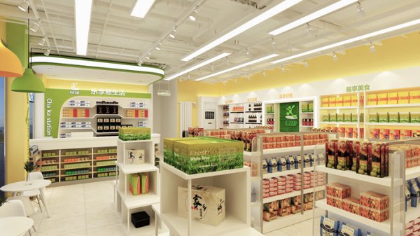 100平便利店裝修設計效果圖