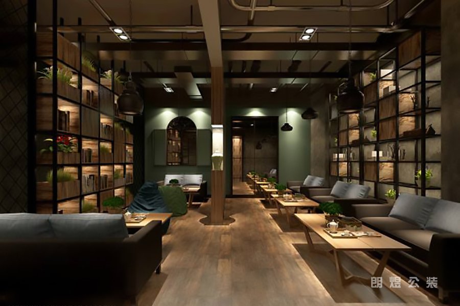田園風(fēng)書吧設(shè)計效果圖