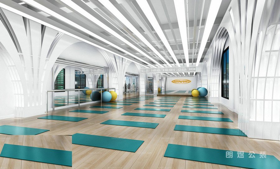 私人瑜伽館裝修設計效果圖