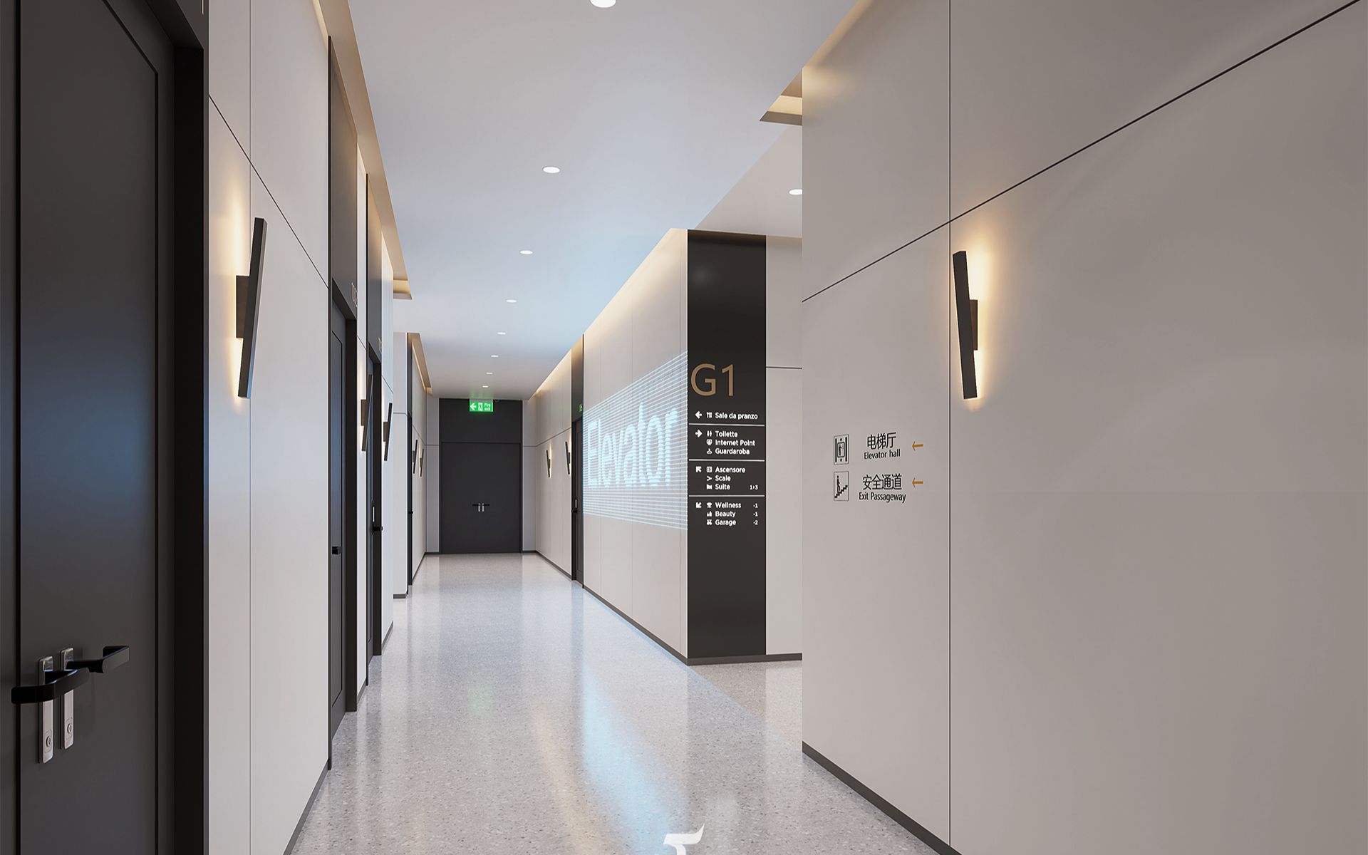 辦公室走道出口設計